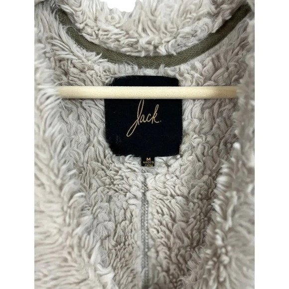 Jack By BB Dakota JC32904 Teddy Fuzzy Size Medium Tie Close Women’s - Picture 3 of 7